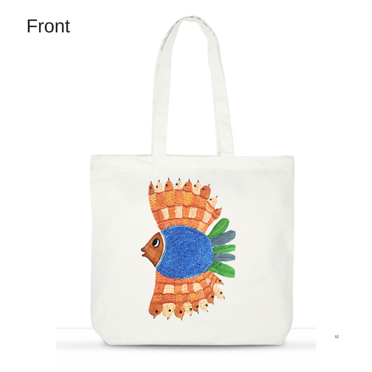 Matsya Magic – Madhubani Tote