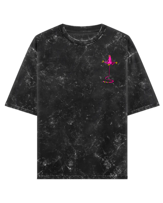 Monkey Mind, Still Vibe (Unisex Acid Washed Oversized Tee)