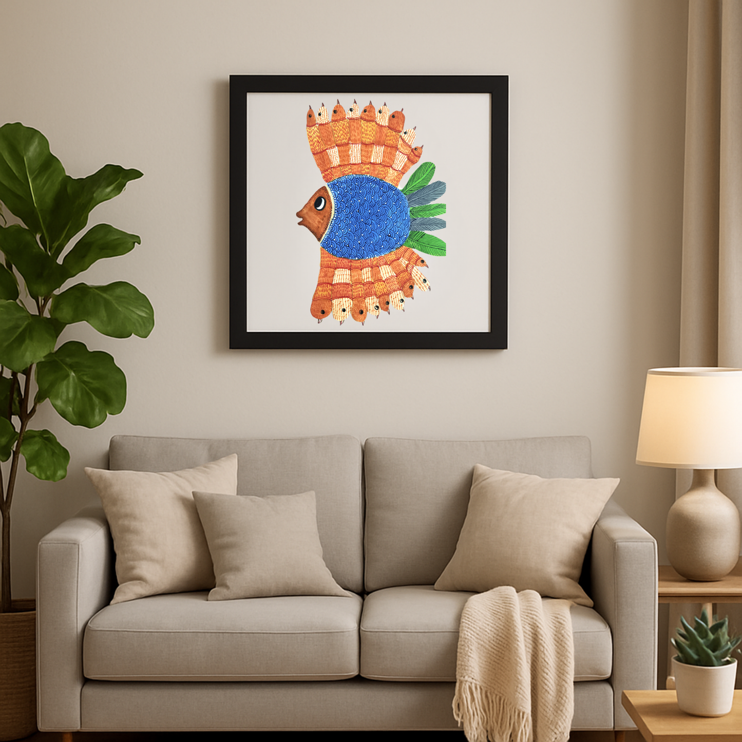 Matsya Muse Framed Art Work