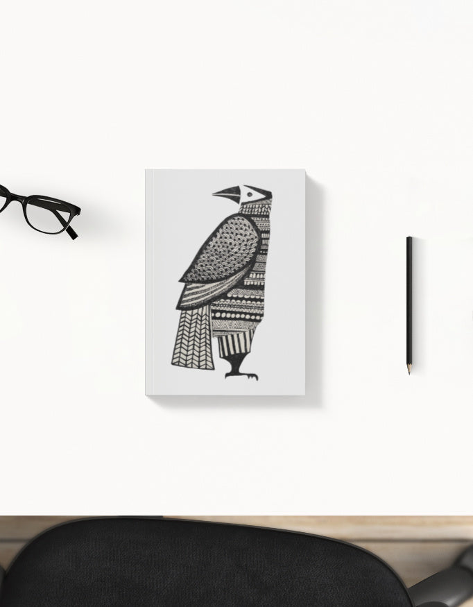 Tribal Raven Daily Planner Scribble Kart tribal-raven-daily-planner-scribble-kart