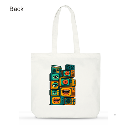 Sensory broadcast tote bag