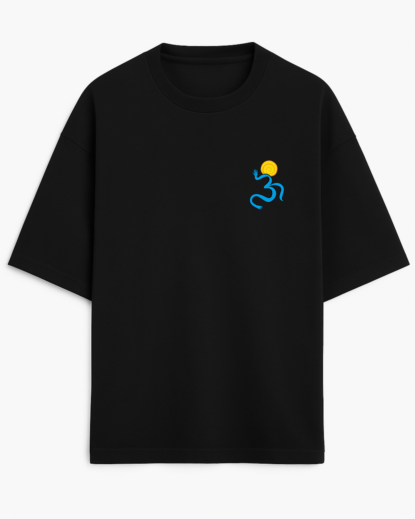 OM – Embroidered (Unisex Terry Oversized Tee)