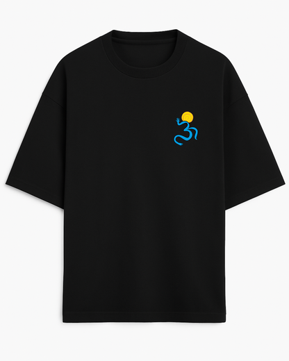 OM – Embroidered (Unisex Terry Oversized Tee)