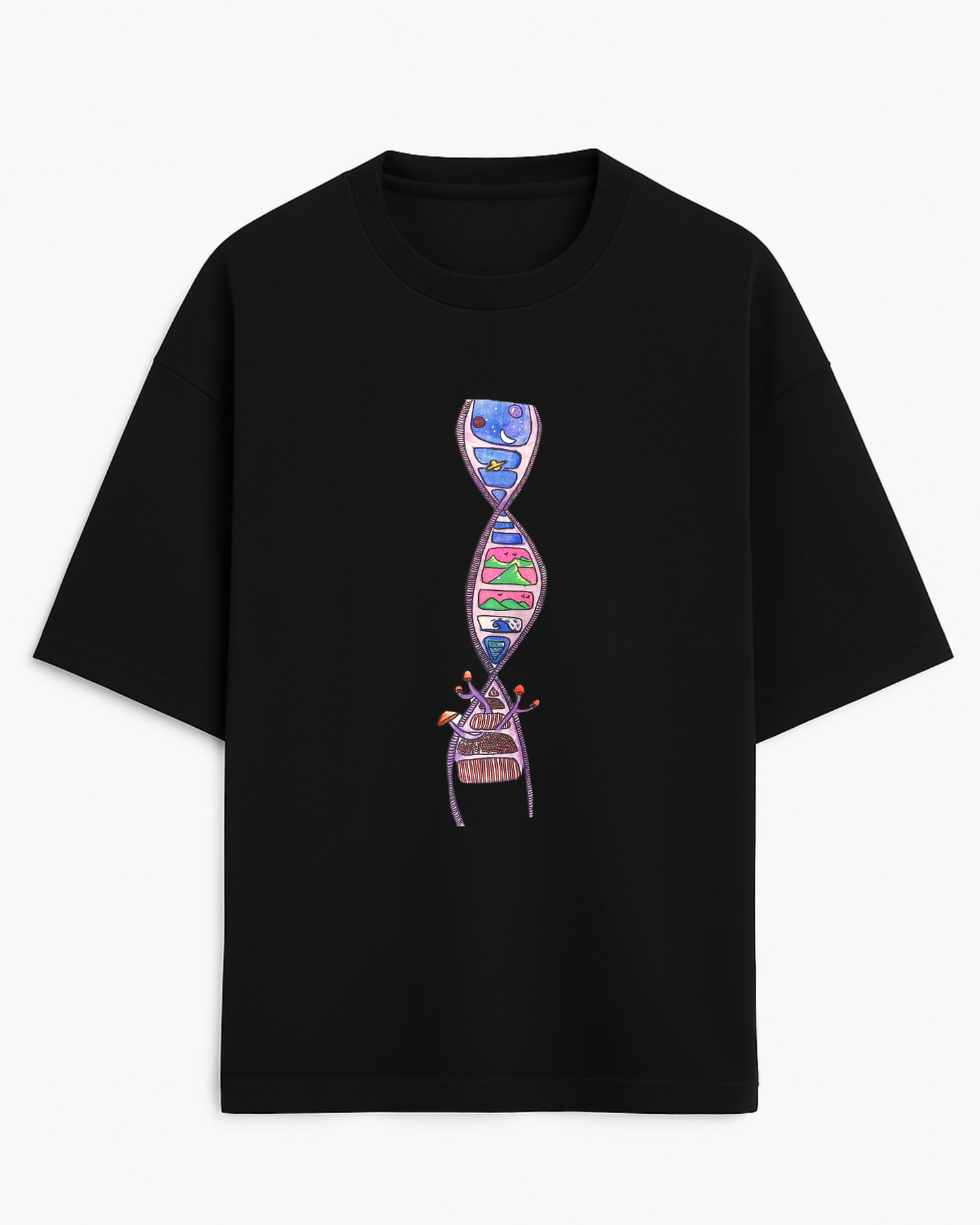Nature Code: DNA of the Wild Tee(Unisex Oversized Classic T-Shirt)