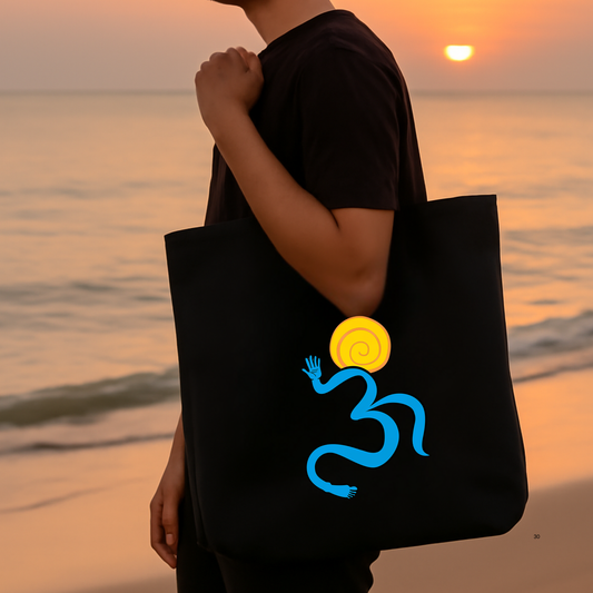 Om Spiral Tote