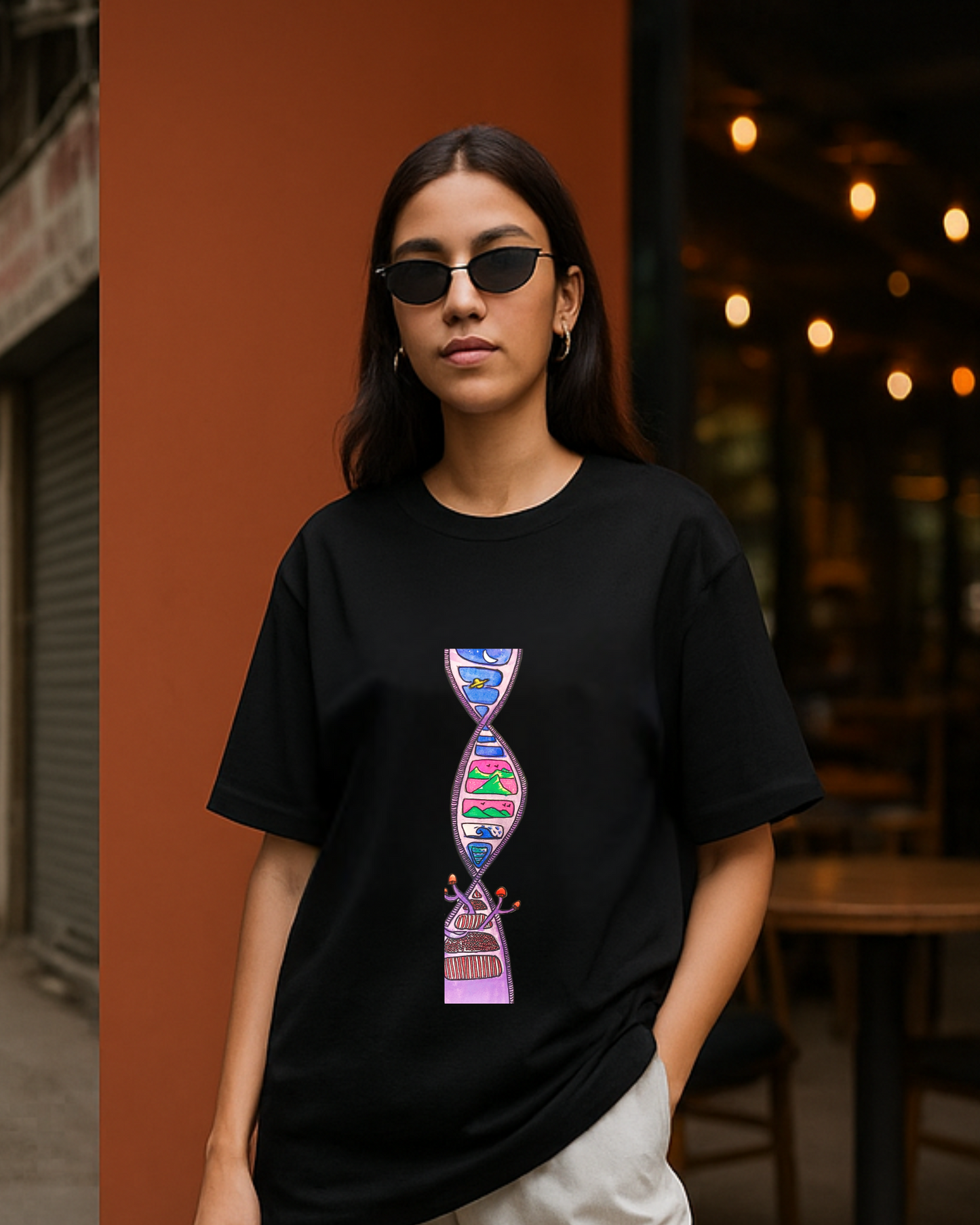 Nature Code: DNA of the Wild Tee(Unisex Oversized Classic T-Shirt)