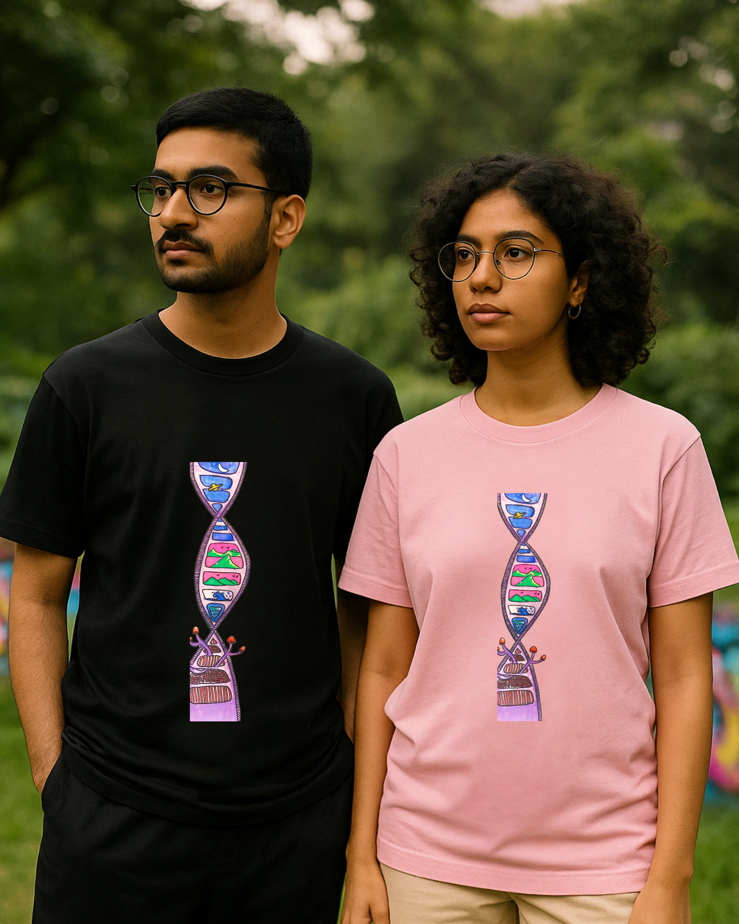 Nature Code: DNA of the Wild Tee(Unisex Oversized Classic T-Shirt)